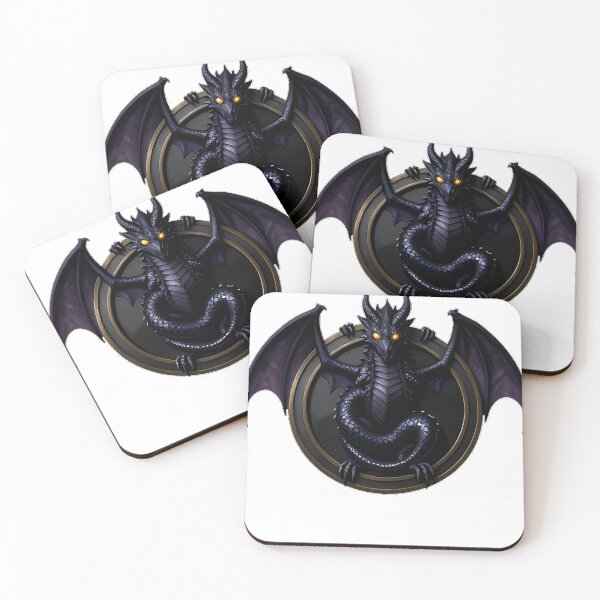 Item preview, Gothic Black Dragon Scrying Disk designed and sold by IllumeInk.