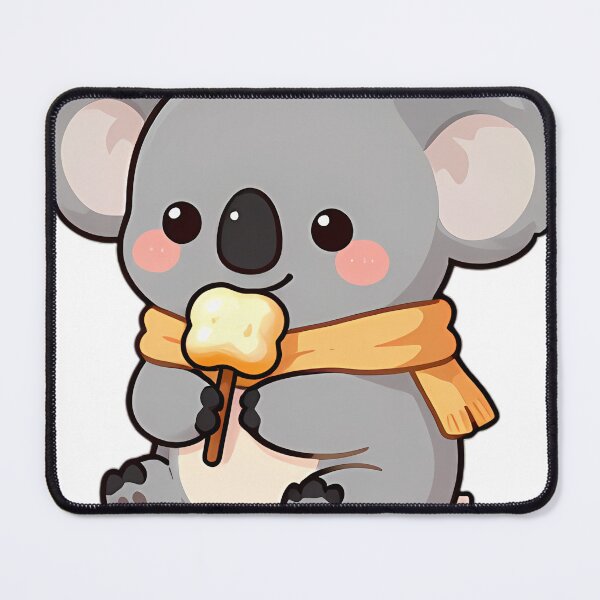 Item preview, Cute Koala with Golden Roasted Marshmallow designed and sold by pumsquare.