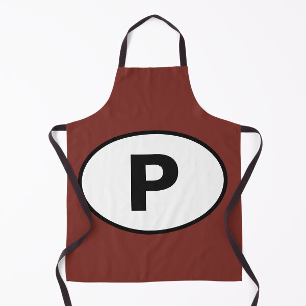 Item preview, Portugal P International Oval Sticker · Minimalist European Travel Identity designed and sold by The Digital Compass.