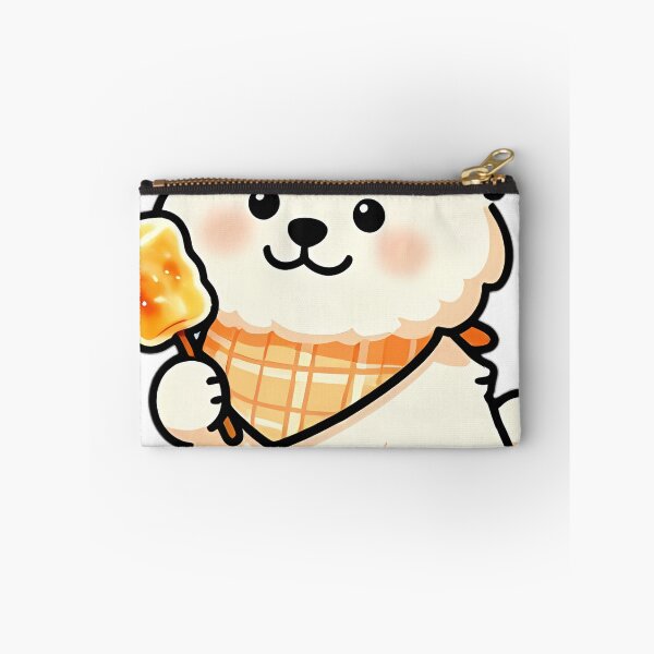 Item preview, Cute Samoyed Puppy with Roasted Marshmallow Stick designed and sold by pumsquare.