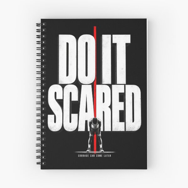 Item preview, Do It Scared Courage Can Come Later designed and sold by Trendy-Artistry.