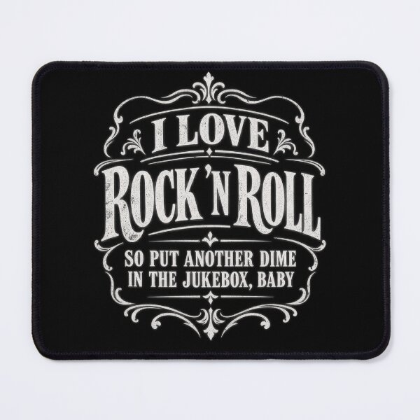 Item preview, I Love Rock and Roll Vintage Art designed and sold by Youmytype.