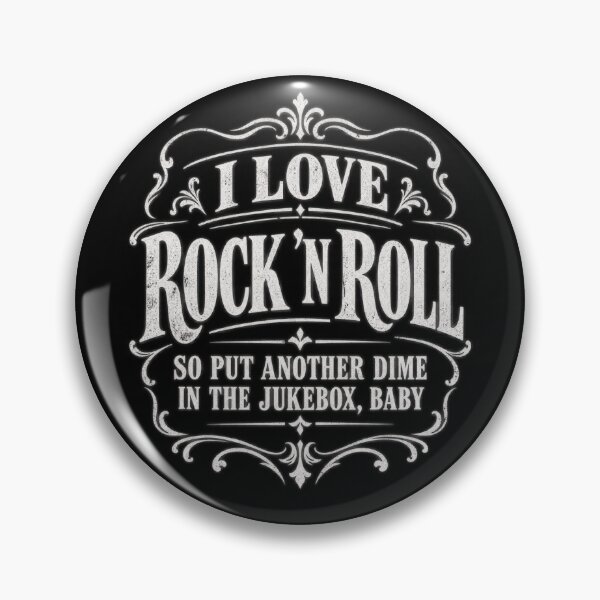 Item preview, I Love Rock and Roll Vintage Art designed and sold by Youmytype.