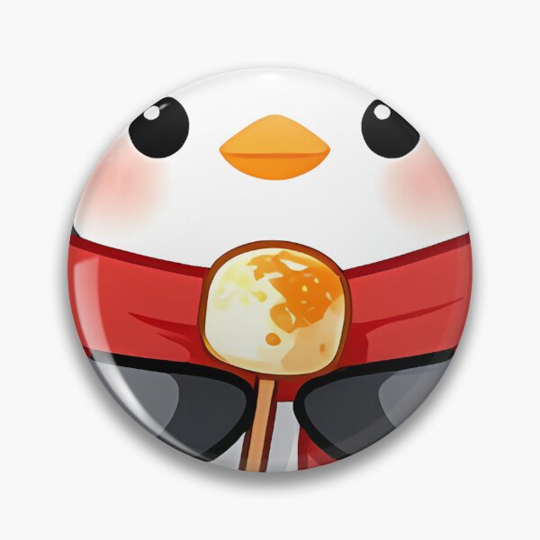 Item preview, Cute Penguin with Toasted Marshmallow Skewer designed and sold by pumsquare.