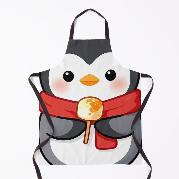 Item preview, Cute Penguin with Toasted Marshmallow Skewer designed and sold by pumsquare.