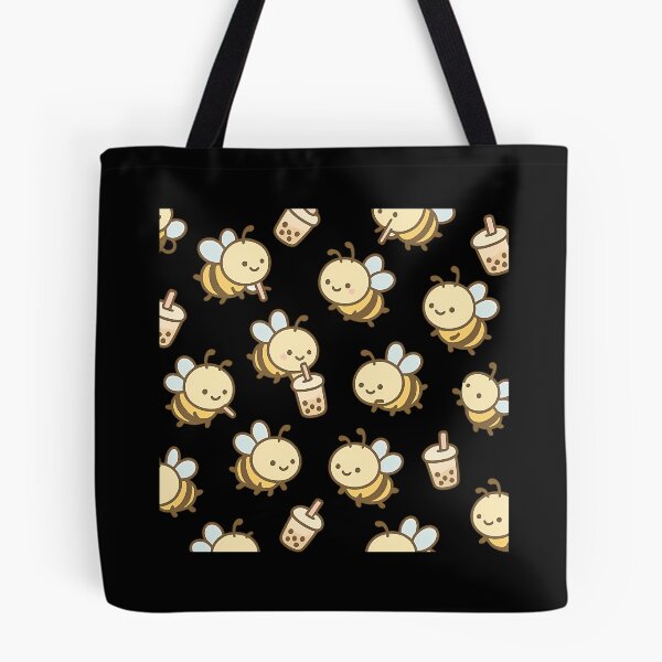 Item preview, Buzzin For Boba  Kawaii Bee Pattern designed and sold by Pelotonshop15.