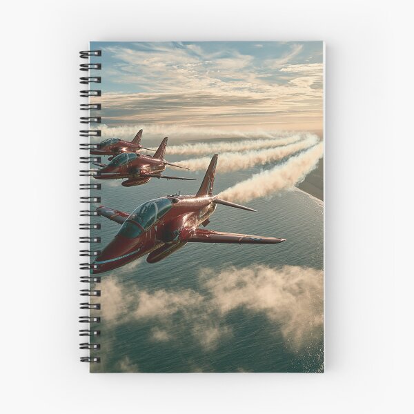 Item preview, Red Arrows Over Coastal Waters designed and sold by Skyframe Aviation.