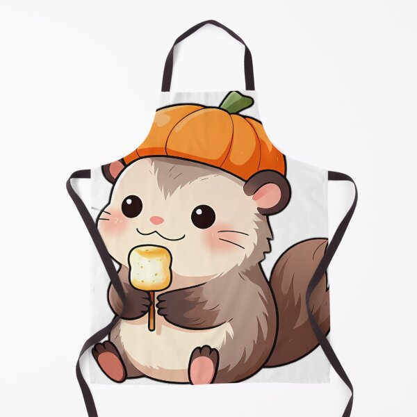 Item preview, Cute Opossum with Toasted Marshmallow on Stick designed and sold by pumsquare.