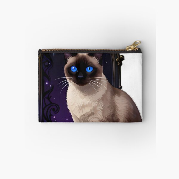 Item preview, Gothic Siamese Cat Dark Void Portal Mirror designed and sold by IllumeInk.