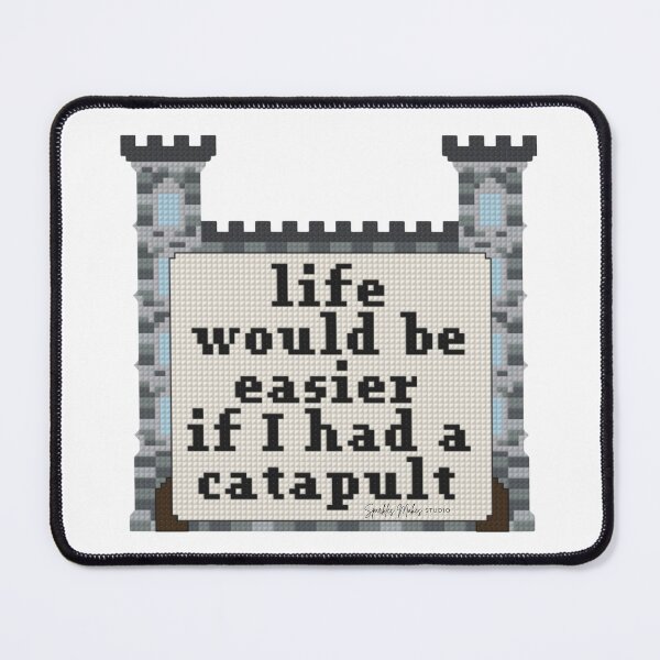 Item preview, Life Would Be Easier If I Had a Catapult designed and sold by SparklesMakesStudio.