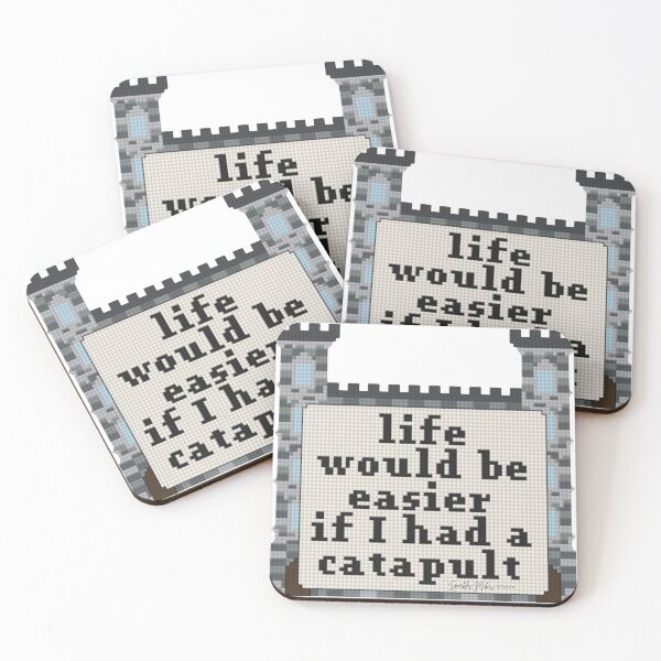 Item preview, Life Would Be Easier If I Had a Catapult designed and sold by SparklesMakesStudio.