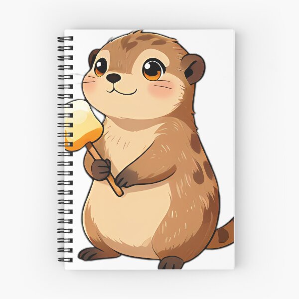 Item preview, Cute Meerkat with Golden Marshmallow Skewer designed and sold by pumsquare.