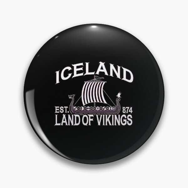 Item preview, Iceland Land of Vikings Est 874 Viking Ship Graphic designed and sold by alawdihyxiong.