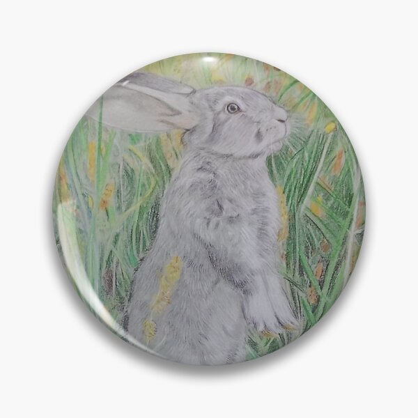 Item preview, Rabbit in the field  designed and sold by ArtbyAiste.