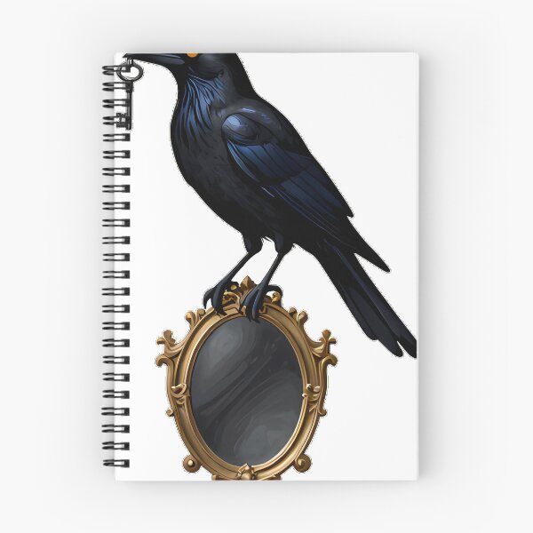 Item preview, Gothic Magpie Antique Gilded Trumeau Mirror designed and sold by IllumeInk.