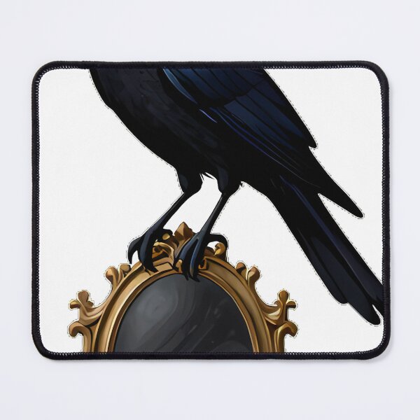 Item preview, Gothic Magpie Antique Gilded Trumeau Mirror designed and sold by IllumeInk.