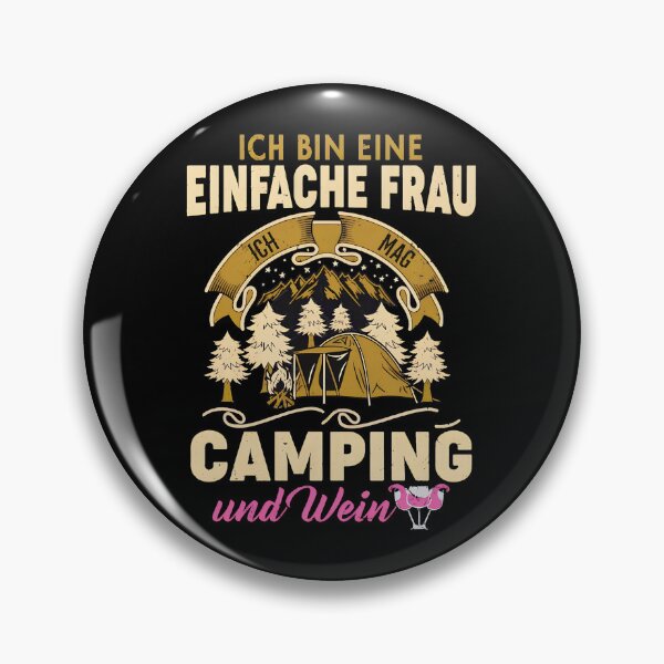 Item preview, Ich mag Camping und Wein German Simple Woman Camping Design designed and sold by strohtimiklas.