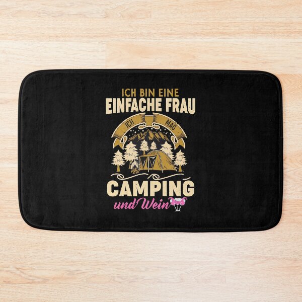 Artikelvorschau, Ich mag Camping und Wein German Simple Woman Camping Design entworfen und verkauft von strohtimiklas.