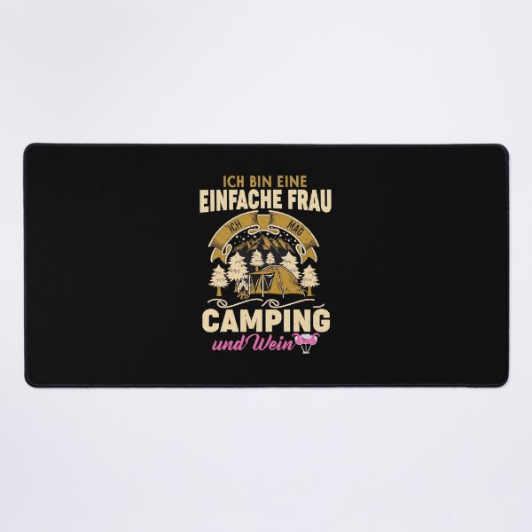 Item preview, Ich mag Camping und Wein German Simple Woman Camping Design designed and sold by strohtimiklas.