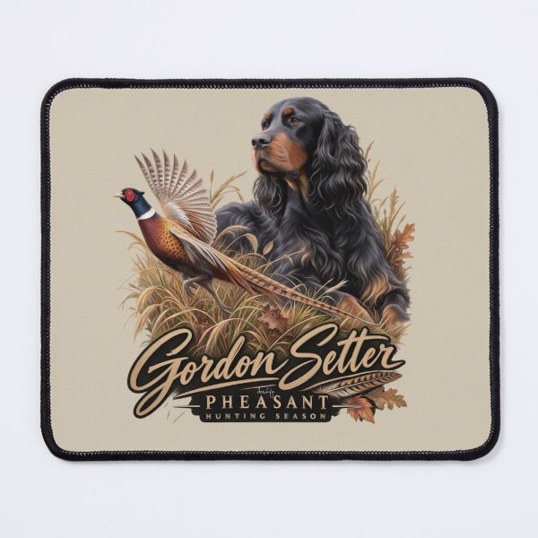 Item preview, Gordon Setter Pheasant Hunting Logo – Sporting Dog Emblem designed and sold by TammyHunterArt.
