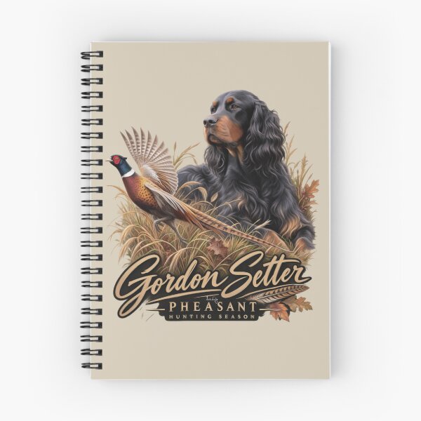 Item preview, Gordon Setter Pheasant Hunting Logo – Sporting Dog Emblem designed and sold by TammyHunterArt.