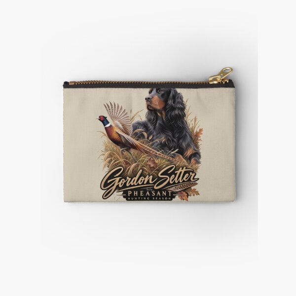Item preview, Gordon Setter Pheasant Hunting Logo – Sporting Dog Emblem designed and sold by TammyHunterArt.