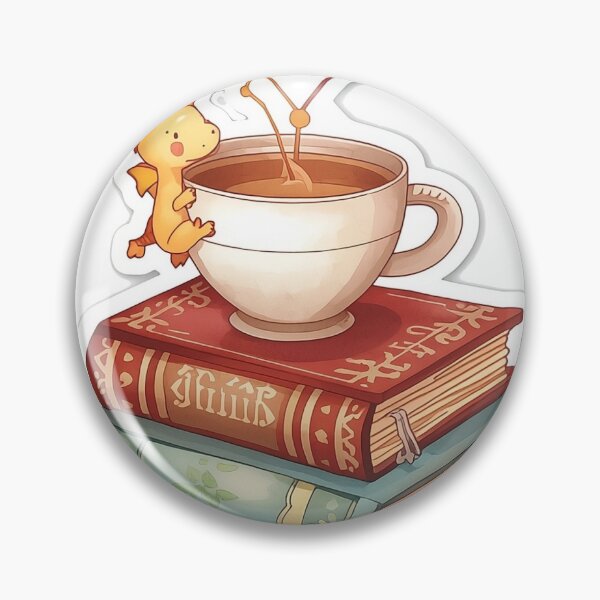Item preview, Cozy Book Stack & Coffee Magic Sticker designed and sold by aysenism.