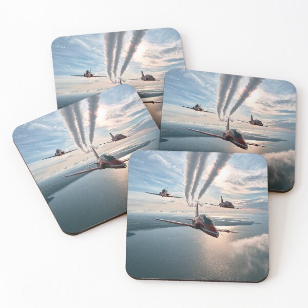 Item preview, Red Arrows Over the Shoreline designed and sold by Skyframe Aviation.