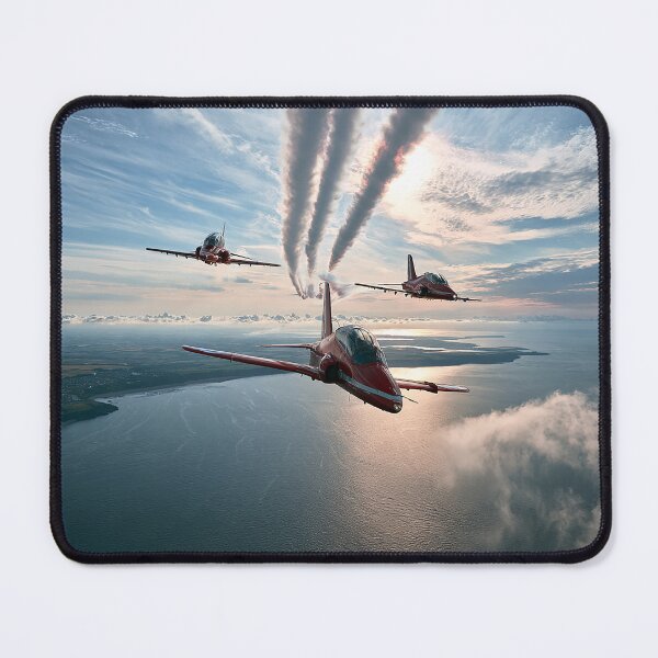 Item preview, Red Arrows Over the Shoreline designed and sold by Skyframe Aviation.