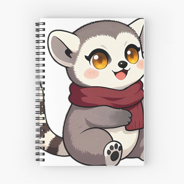 Item preview, Cute Lemur with Roasted Marshmallow Stick designed and sold by pumsquare.