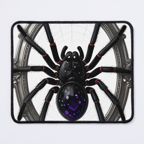 Item preview, Gothic Orb Weaver Antique Spiderweb Mirror designed and sold by IllumeInk.
