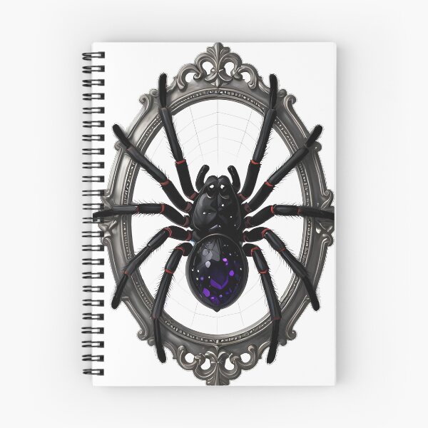Item preview, Gothic Orb Weaver Antique Spiderweb Mirror designed and sold by IllumeInk.