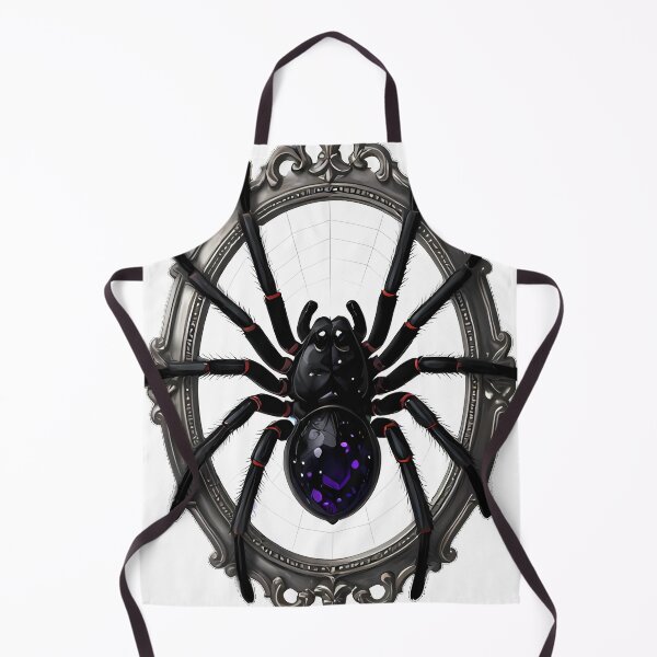 Item preview, Gothic Orb Weaver Antique Spiderweb Mirror designed and sold by IllumeInk.