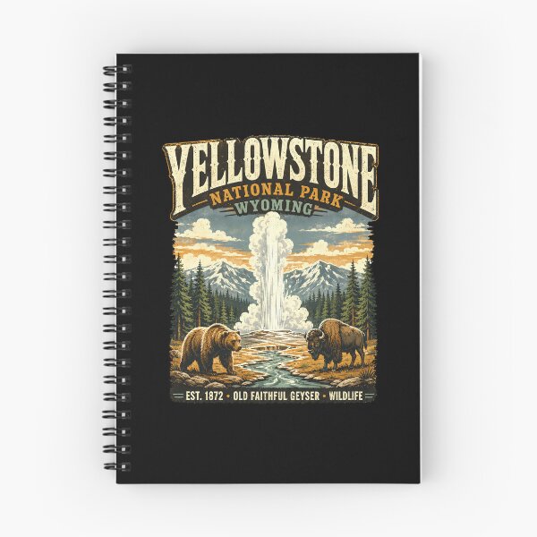 Item preview, Yellowstone National Park Wyoming Bison Geyser designed and sold by lorna-saway.