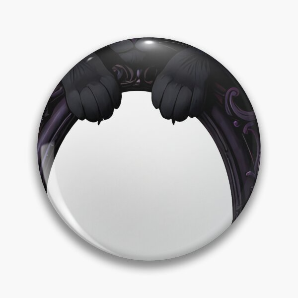 Item preview, Gothic Lynx Tufted Ear Antique Mirror designed and sold by IllumeInk.