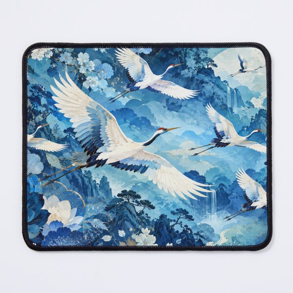 Item preview, Cranes in a dreamlike landscape designed and sold by Sigtrix.
