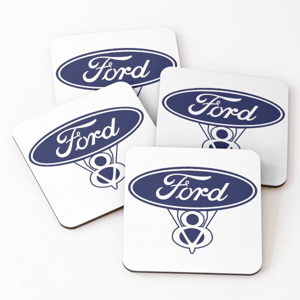 Item preview, Vintage Ford V8 Oval Logo Dark Blue designed and sold by Niklas  I Sollie.