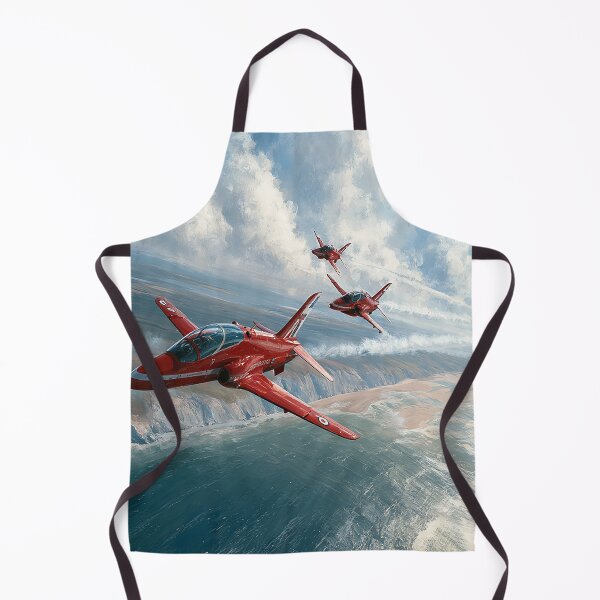 Item preview, Red Arrows Formation Over the Coast designed and sold by Skyframe Aviation.
