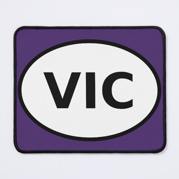 Item preview, Victoria VIC International Oval Sticker · Minimalist Australian Travel Identity designed and sold by The Digital Compass.
