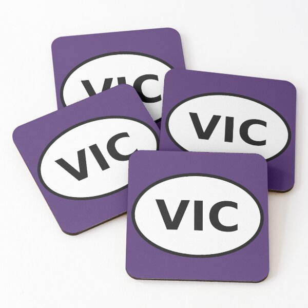 Item preview, Victoria VIC International Oval Sticker · Minimalist Australian Travel Identity designed and sold by The Digital Compass.
