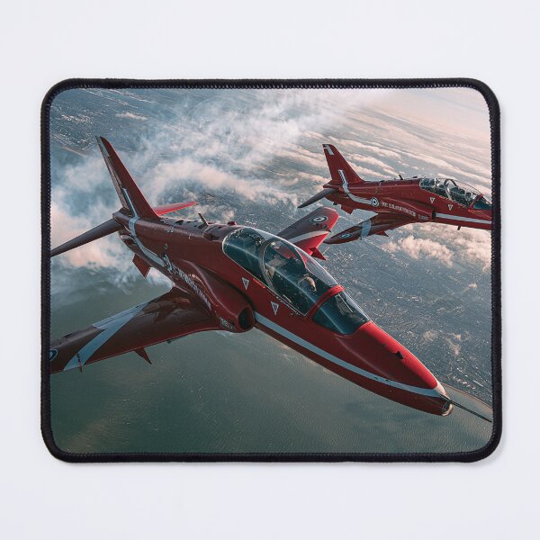 Item preview, Red Arrows Above Sea and Shore designed and sold by Skyframe Aviation.