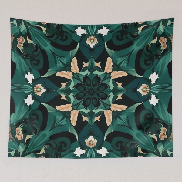 Item preview, Dense botanical symmetry designed and sold by Sigtrix.