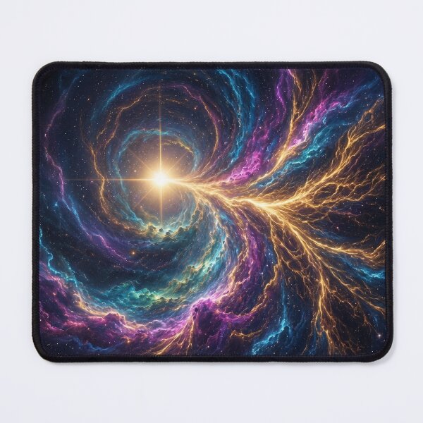 Item preview, Gold Convergence II - Golden Nebula Galaxy Cosmic Wall Art Print designed and sold by OandSDesigns23.