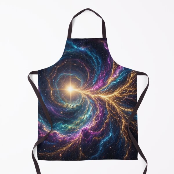 Item preview, Gold Convergence II - Golden Nebula Galaxy Cosmic Wall Art Print designed and sold by OandSDesigns23.