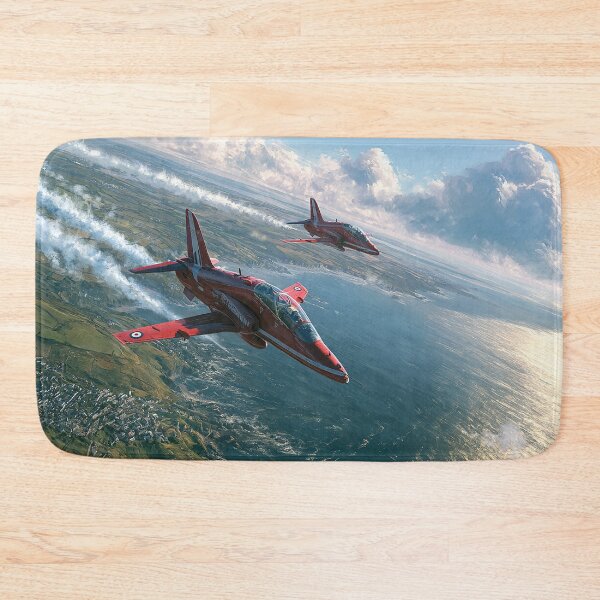 Item preview, Red Arrows Across the Coastal Sky designed and sold by Skyframe Aviation.