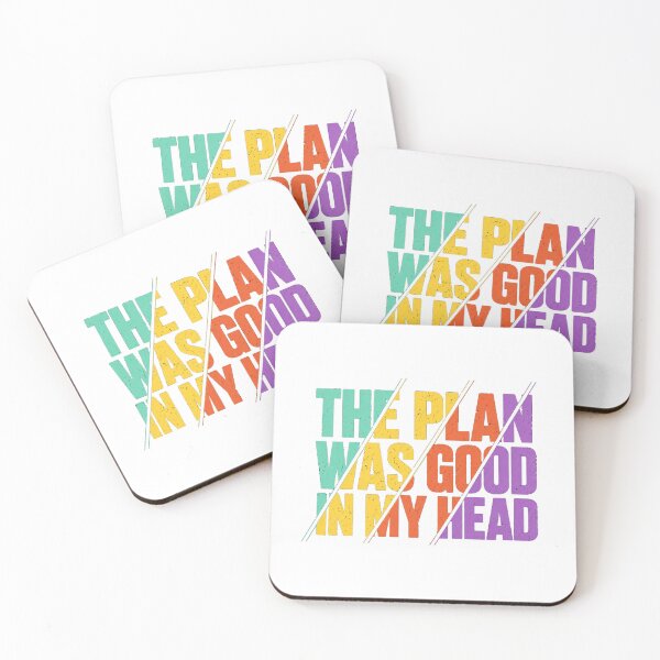 Item preview, The Plan Was Good in My Head – Funny Relatable Quote designed and sold by the-dovlat.