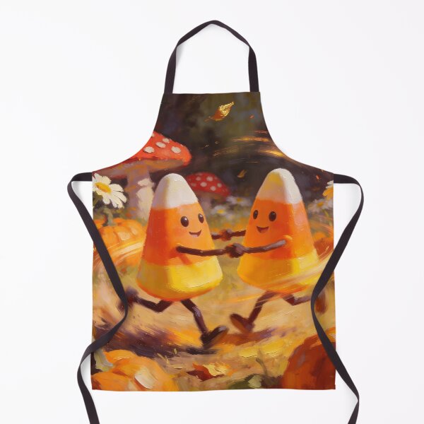 Item preview, Cute Candy Corn Friends Autumn Pumpkin Dance Halloween Art designed and sold by cr6zym1nd.