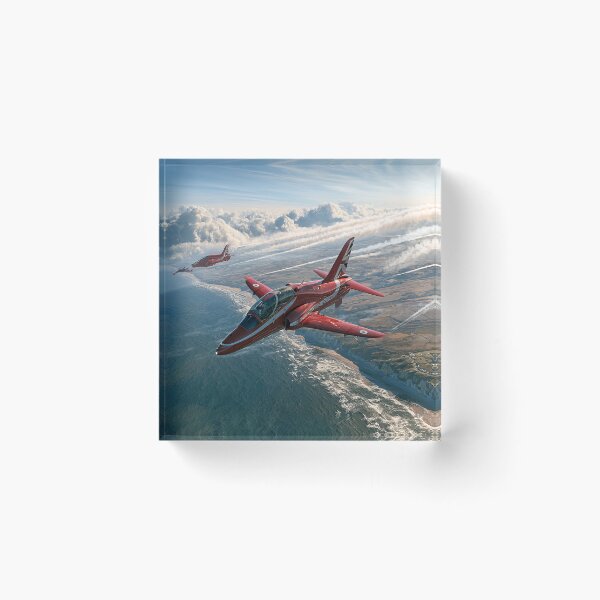 Item preview, Red Arrows Flying Over the Sea designed and sold by Skyframe Aviation.