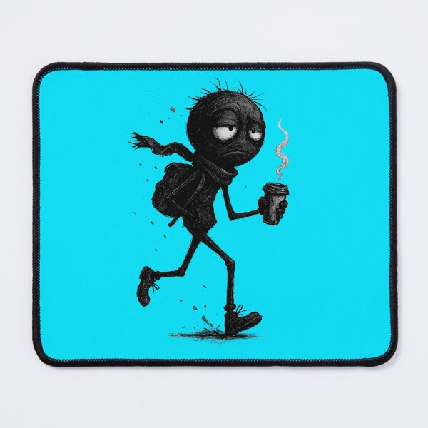 Item preview, Exhausted Shadow Entity Rushing To Work designed and sold by MarCinu Art.