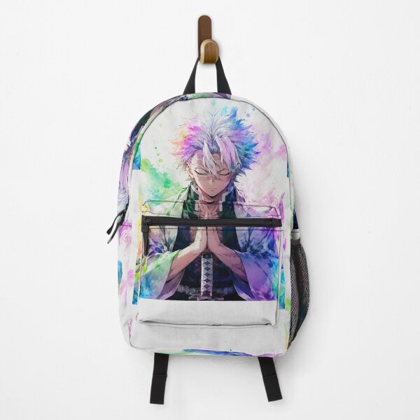 Item preview, Sanemi Shinazugawa Watercolor Portrait – Wind Hashira Anime Art designed and sold by Dyan4.